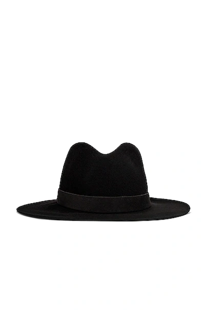 Shop Janessa Leone Luca Packable Hat In Black