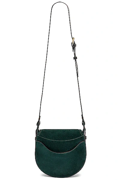 Shop Isabel Marant Botsy Bag In Dark Green