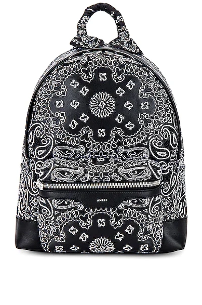 Shop Amiri Bandana Classic Backpack In Black