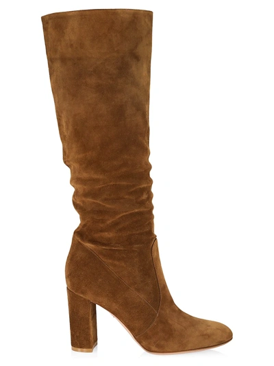 Shop Gianvito Rossi Tall Suede Boots In Texas