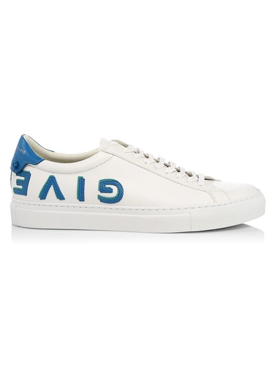 Shop Givenchy Urban Street Logo Low-top Sneakers In White Electric