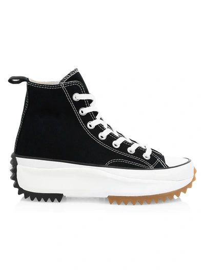 Shop Converse Foundational Canvas Run Star Hike Sneakers In Black White
