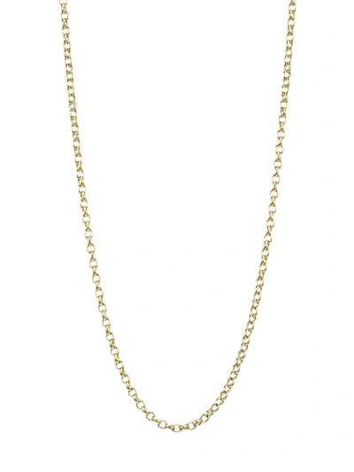 Shop Tamara Comolli Women's 18k Yellow Gold Belcher-link Long Chain Necklace/0.08"