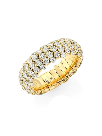 Shop Zydo Stretch 18k Yellow Gold & Diamond Ring