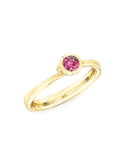 Shop Tamara Comolli Women's Bouton 18k Yellow Gold & Pink Spinel Ring