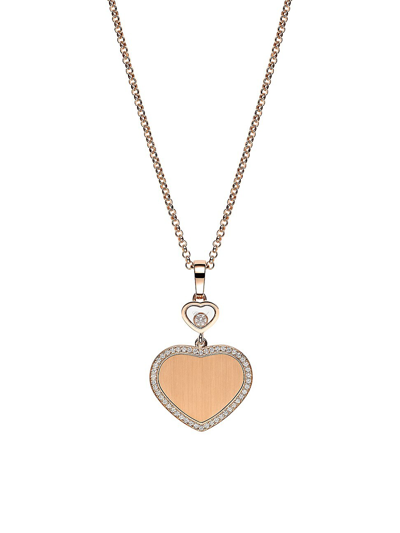 Shop Chopard X 007 Happy Hearts In Rose Gold