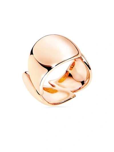 Shop Tamara Comolli Women's Medium Signature Wave 18k Rose Gold Ring