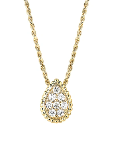 Shop Boucheron Women's Serpent Bohème 18k Yellow Gold & Diamond Pendant Necklace In Diamond Yellow Gold