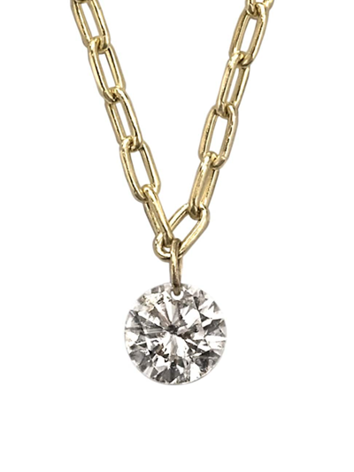 Shop Ila Women's Soleil 14k Yellow Gold & Diamond Chain Necklace