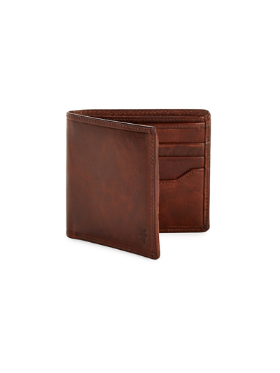 Shop Frye Men's Logan Bi-fold Leather Wallet In Cognac