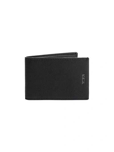 Shop Tumi Men's Nassau Leather Billfold Wallet In Black