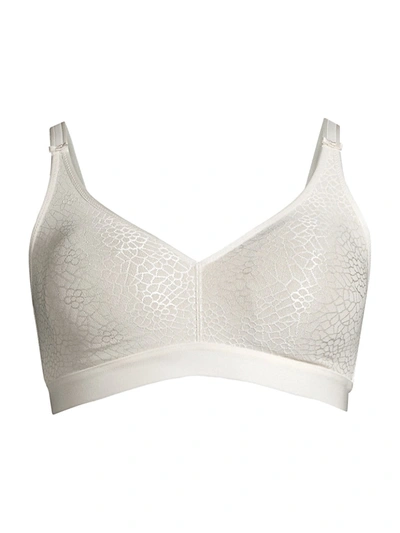 Shop Chantelle C Magnifique Full Bust Wire Free Bra In Ivory