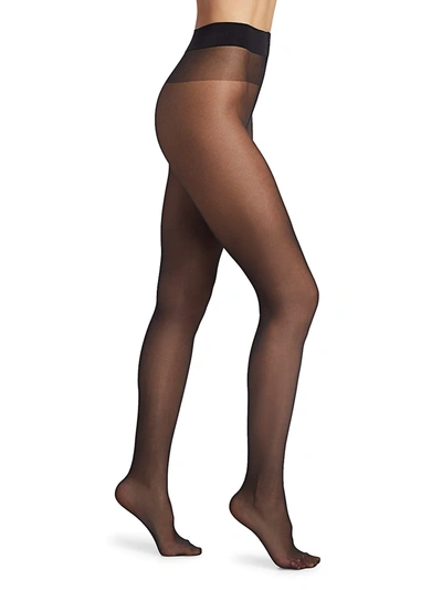 Shop Wolford Women's Satin Touch 20 Comfort Tights In Black