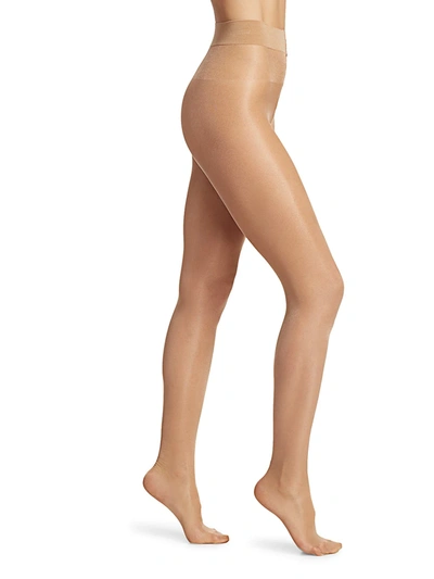 Shop Wolford Women's Satin Touch 20 Comfort Tights In Sand