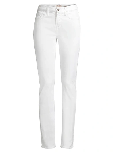 Shop Jen7 By 7 For All Mankind Women's Slim Sculpting Straight Jeans In White Fashion