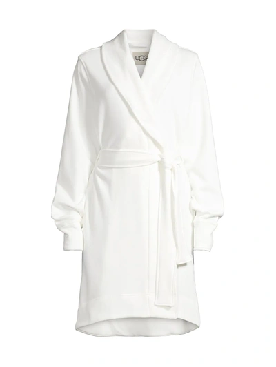 Shop Ugg Women's Blanche Ii Fleece Robe In Cream