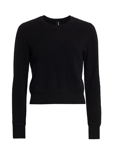Shop Naadam Crewneck Cashmere Sweater In Black