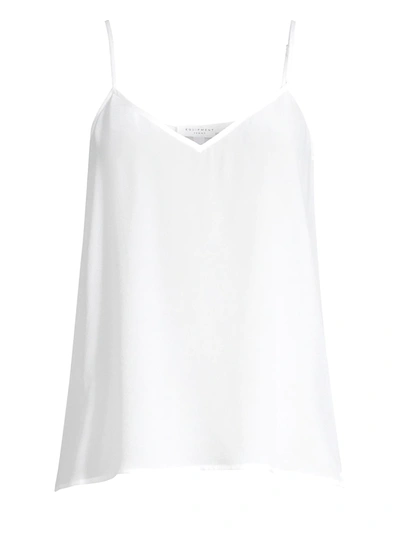 Shop Equipment Layla Silk Camisole In Bright White