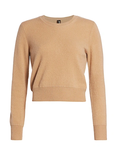 Shop Naadam Crewneck Cashmere Sweater In Camel