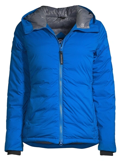 Shop Canada Goose Pbi Camp Down Puffer Jacket In Royal Blue