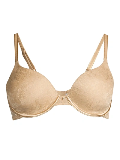 Shop Le Mystere Women's Lace Perfection T-shirt Bra In Natural