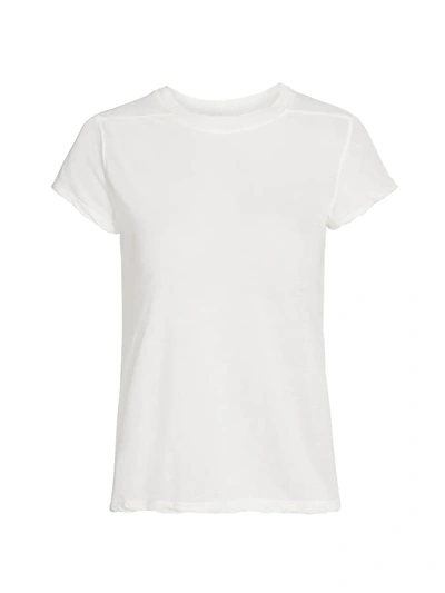Shop Rick Owens Level Short Sleeve T-shirt In Chalk White