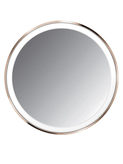 Shop Simplehuman Women's 4" Sensor Mirror Compact, Brushed Stainless Steel In Rose Gold