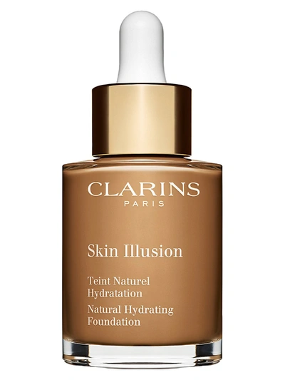 Shop Clarins Women's Skin Illusion Foundation In Brown