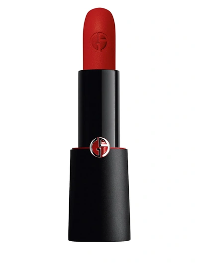 Shop Giorgio Armani Women's Rouge D'armani Matte Lipstick In Red