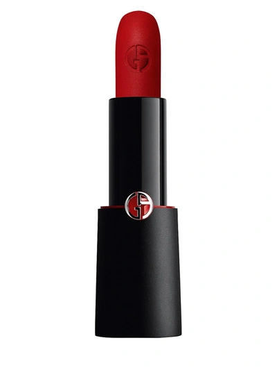Shop Giorgio Armani Women's Rouge D'armani Matte Lipstick In Red