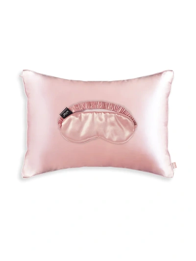 Shop Slip Women's Pure Silk Beauty Sleep To Go! Travel Set In Pink