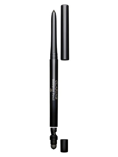 Shop Clarins Women's Waterproof Eye Pencil In Black