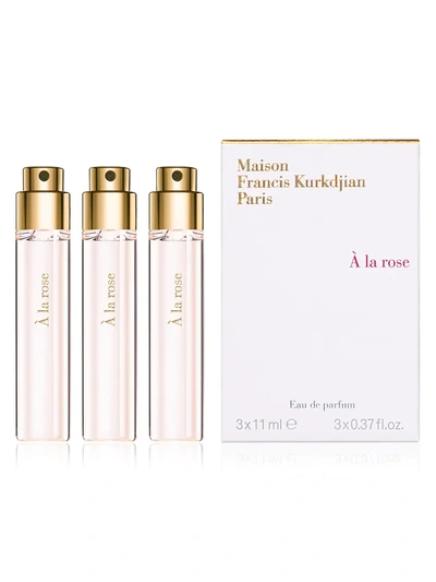 Shop Maison Francis Kurkdjian 3-piece À La Rose Eau De Parfum Refill Set