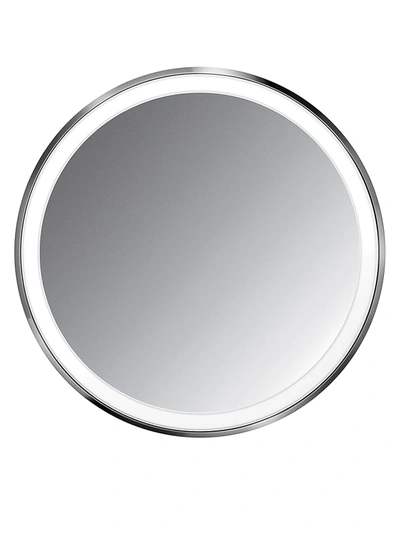 Shop Simplehuman Women's 4" Sensor Mirror Compact, Brushed Stainless Steel In Black