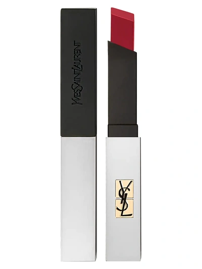 Shop Saint Laurent Rouge Pur Couture The Slim Sheer Matte Lipstick In Red