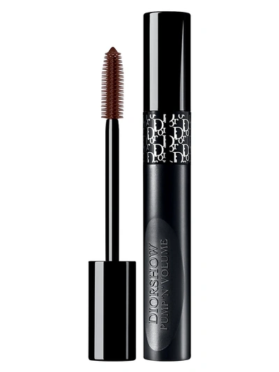 Shop Dior Women's Show Pump 'n' Volume Hd Instant Xxl Volume Mascara In Brown