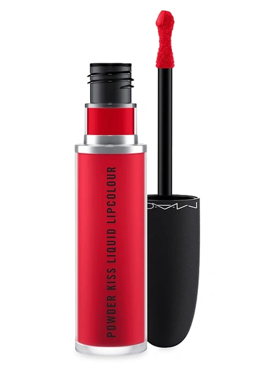 Shop Mac Women's Powder Kiss Liquid Lipcolour In  Smash