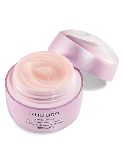 Shop Shiseido Women's White Lucent Overnight Cream & Mask