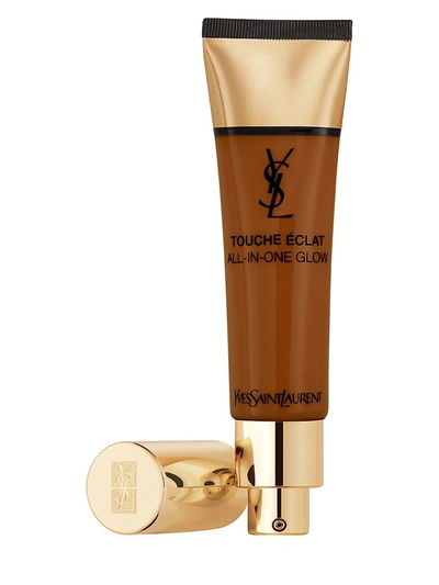 Shop Saint Laurent Women's Touche Eclat All-in-one Glow Hydrating Makeup In Brown