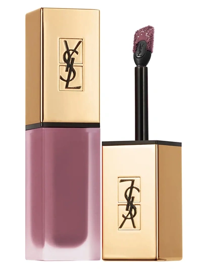 Shop Saint Laurent Tatouage Couture Liquid Matte Lip Stain In Pink