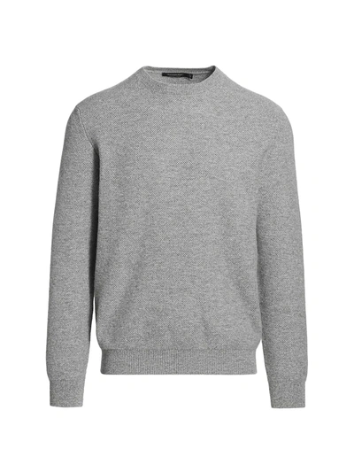 Shop Ermenegildo Zegna Cashmere Crew Sweater In Light Grey