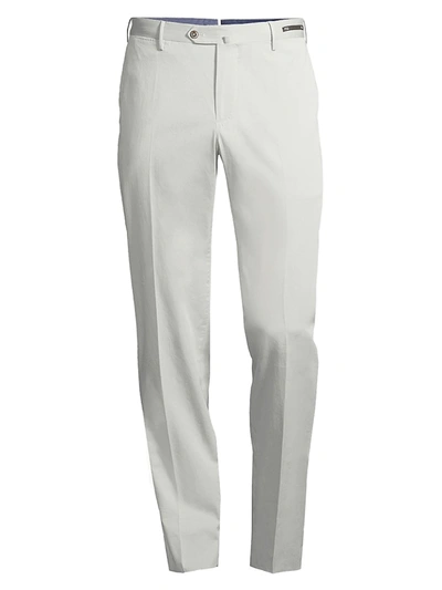 Shop Pt01 Men's Slim-fit Silk-blend Silkochino Trousers In Stone