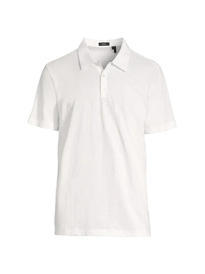 Shop Theory Cosmo Regular-fit Polo Shirt In White