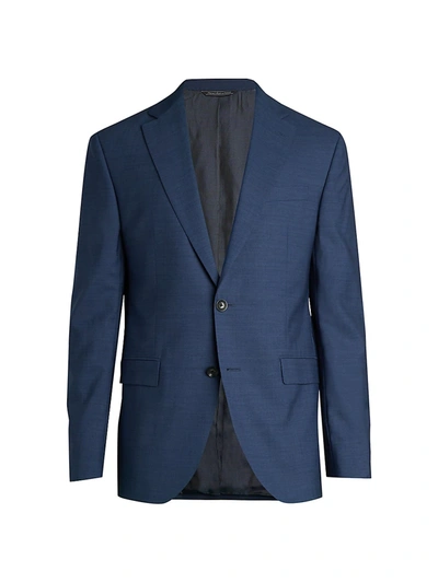 Shop Saks Fifth Avenue Men's Slim-fit Suit Seperate Sport Jacket In Blue