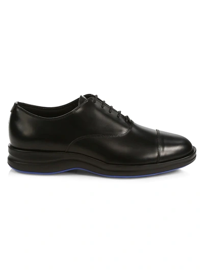 Shop Harrys Of London Men's Profit Cap Toe Leather Dress Shoes In Black