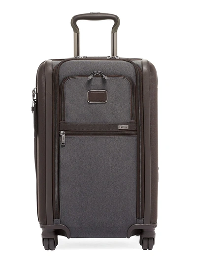 Shop Tumi Men's  Alpha International Dual Access 4-wheel Carry-on In Anthracite
