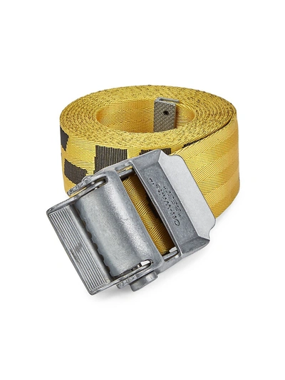 Shop Off-white Industrial Belt In Yellow