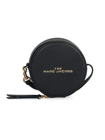 Shop Marc Jacobs Medium The Hot Spot Leather Crossbody Bag In Black