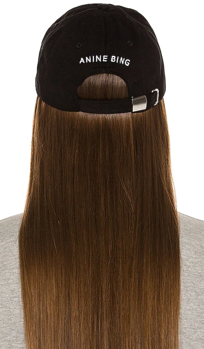 Anine Bing Jeremy Baseball Cap In Black