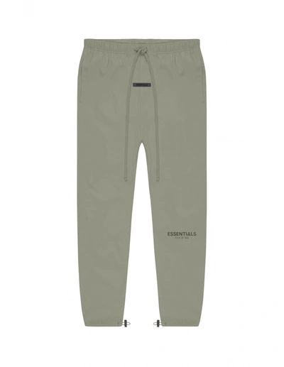 Shop Essentials Green Track Pant With Logo